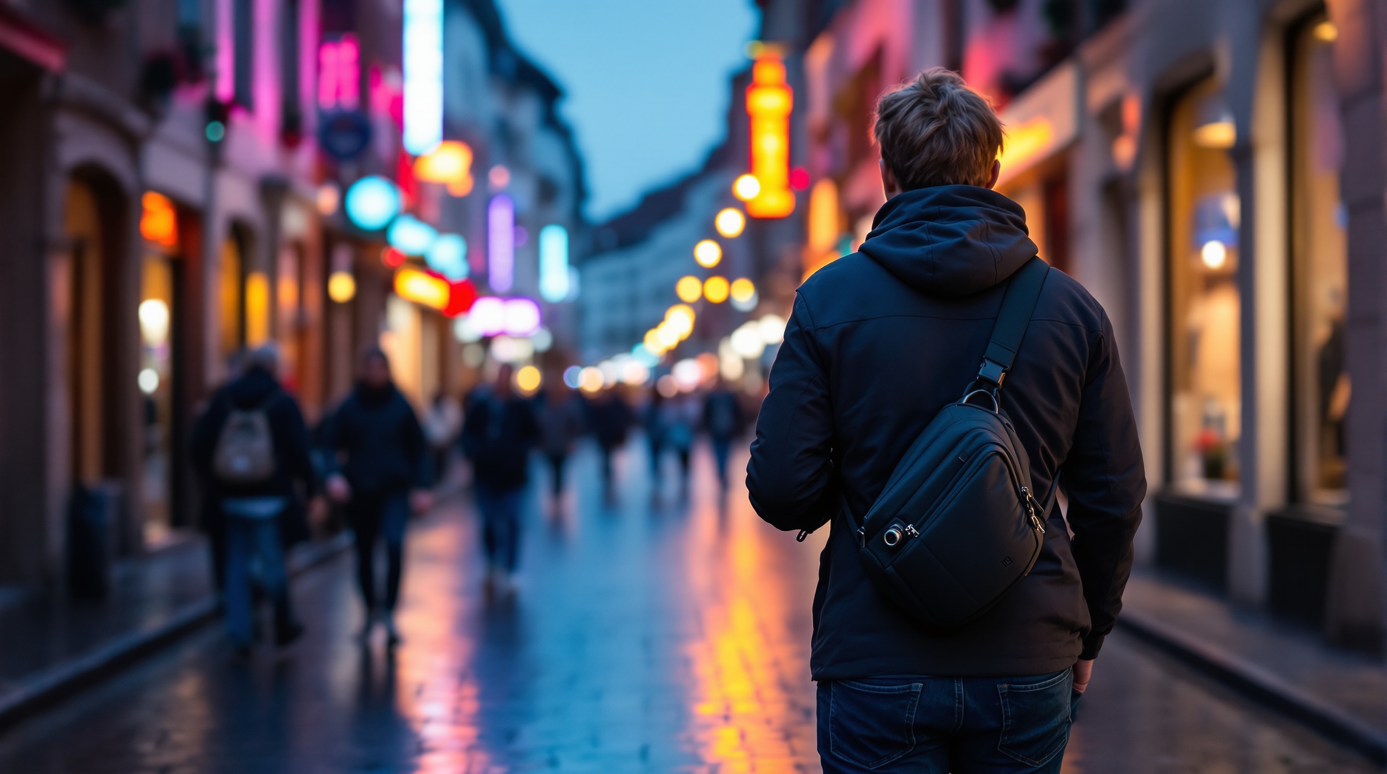 Minimalist camera kit packed neatly inside a small travel backpack