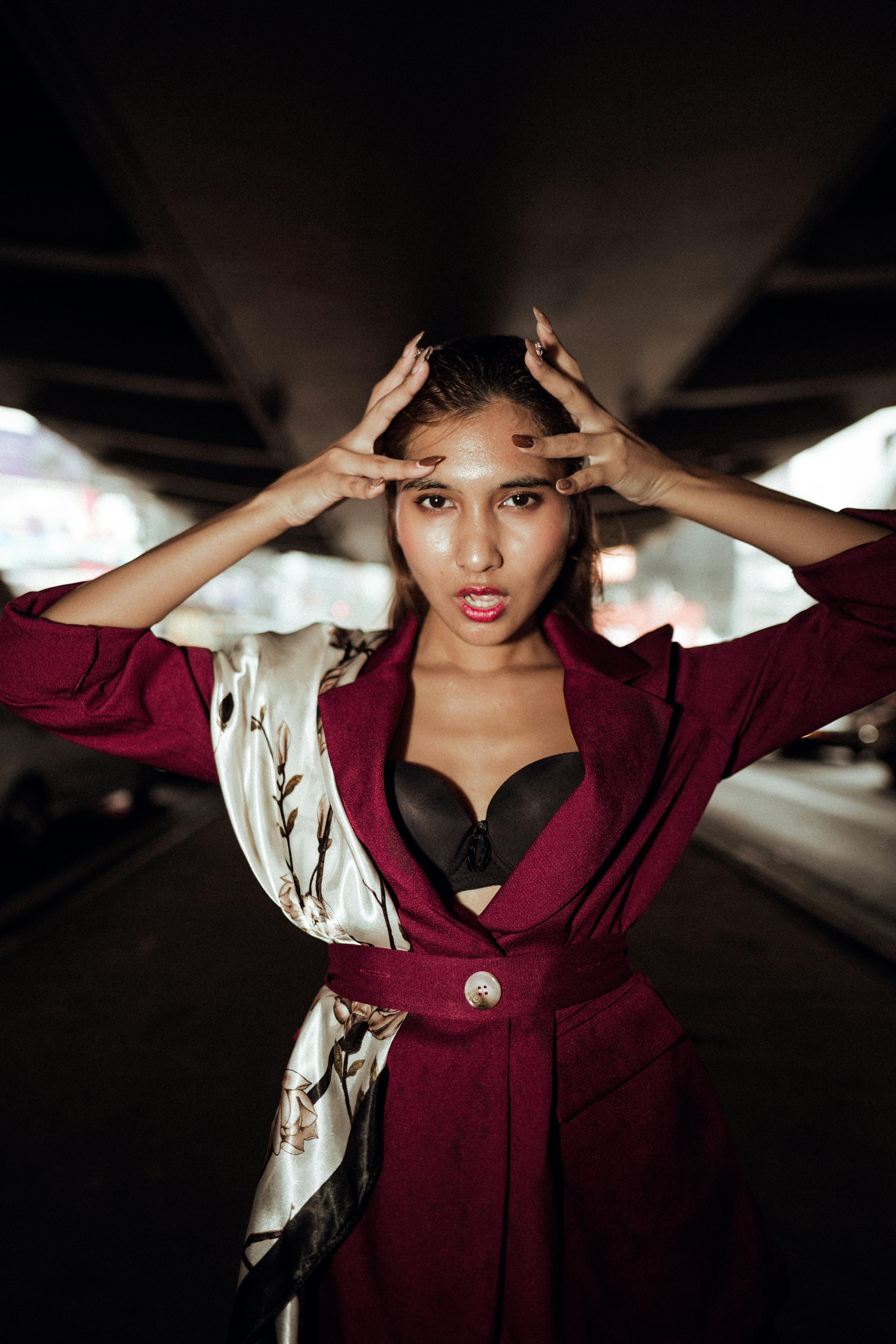 Vibrant color palette example with contrasting subject and background