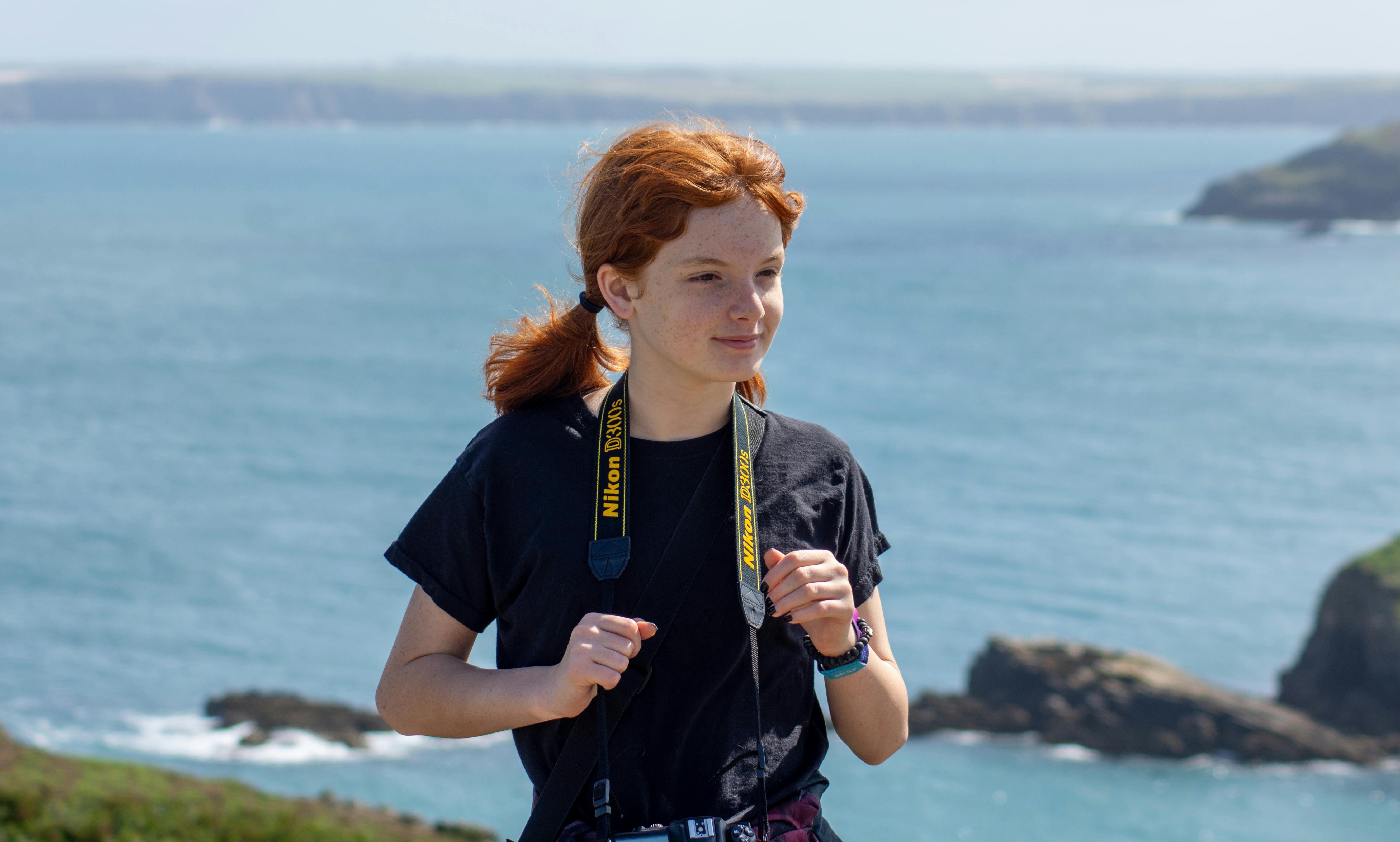 Candid portrait of a local vendor captured respectfully